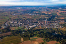 From the north in Markgröningen in the state Baden-Wuerttemberg, Germany