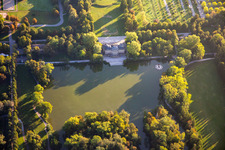 Domain Lakeside Castle Monrepos in the district Eglosheim in Ludwigsburg in the state Baden-Wuerttemberg, Germany