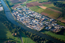 Apfl Granit GmbH in the Rainwiesen industrial area in the district Hochberg in Remseck am Neckar in the state Baden-Wuerttemberg, Germany