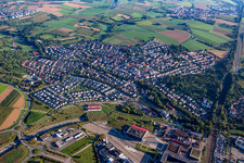 From the south in Leutenbach in the state Baden-Wuerttemberg, Germany