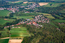 From the east in the district Bruch in Weissach im Tal in the state Baden-Wuerttemberg, Germany
