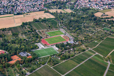 Sports club Leingarten eV tennis hall in the district Großgartach in Leingarten in the state Baden-Wuerttemberg, Germany