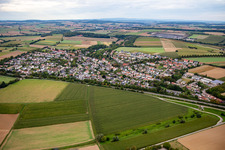 From the southwest in the district Stebbach in Gemmingen in the state Baden-Wuerttemberg, Germany
