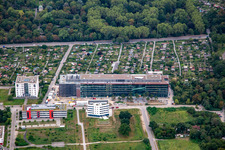 New building in the technology park Karlsruhe in the district Rintheim in Karlsruhe in the state Baden-Wuerttemberg, Germany