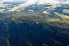 Treetop Walk Alsace in Cleebourg in the state Bas-Rhin, France out of the air