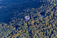 Treetop Walk Alsace in Cleebourg in the state Bas-Rhin, France seen from above