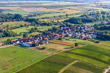From the southwest in Hergersweiler in the state Rhineland-Palatinate, Germany