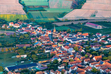 From the southwest in Schweighofen in the state Rhineland-Palatinate, Germany