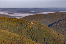 Château de la Wasenbourg in Niederbronn-les-Bains in the state Bas-Rhin, France