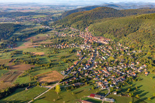 From the northeast in Oberbronn in the state Bas-Rhin, France