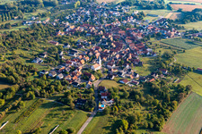 From the southwest in Morsbronn-les-Bains in the state Bas-Rhin, France