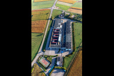 Oblique view of Gunther Tools in Soultz-sous-Forêts in the state Bas-Rhin, France