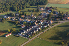 Rue des Jardins in Schœnenbourg in the state Bas-Rhin, France