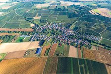 Dierbach in the state Rhineland-Palatinate, Germany viewn from the air