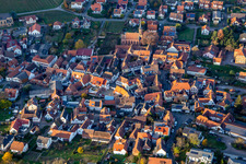 Main Street in Birkweiler in the state Rhineland-Palatinate, Germany