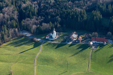 St. John the Baptist in the district Oberfischbach in Wackersberg in the state Bavaria, Germany