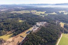 Eavor Geothermal Geretsried with GKW in the district Gelting in Geretsried in the state Bavaria, Germany out of the air