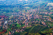 From the south in the district Aspich in Lauf in the state Baden-Wuerttemberg, Germany