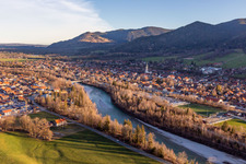 From the south in Lenggries in the state Bavaria, Germany