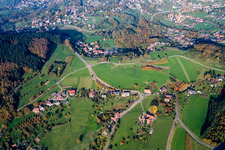 Castle Trail in the district Neusatz in Bühl in the state Baden-Wuerttemberg, Germany