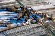 Landhotel Windhof in winter with snow in Schweighofen in the state Rhineland-Palatinate, Germany
