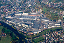 Building and production halls on the premises of Daimler AG Mercedes-Benz Site Gaggenau in Gaggenau in the state Baden-Wurttemberg