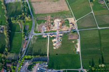 Development of the Bahnhofstraße Ost commercial area in Klingenmünster in the state Rhineland-Palatinate, Germany