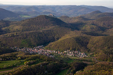 From the southwest in Waldrohrbach in the state Rhineland-Palatinate, Germany