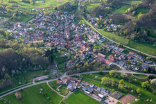 From the south in Völkersweiler in the state Rhineland-Palatinate, Germany
