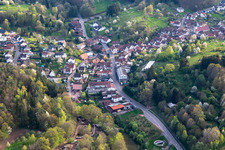 Schwanheim in the state Rhineland-Palatinate, Germany out of the air