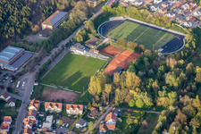 Sports fields of SC 1919 Hauenstein in Hauenstein in the state Rhineland-Palatinate, Germany