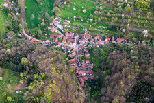 From the north in Oberschlettenbach in the state Rhineland-Palatinate, Germany
