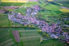 From the east in Oberhausen in the state Rhineland-Palatinate, Germany