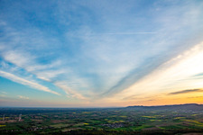 Barbelroth in the state Rhineland-Palatinate, Germany seen from above