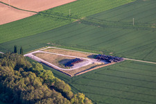 Storage facility for used gas pipelines of TENP I in the district Gleiszellen in Gleiszellen-Gleishorbach in the state Rhineland-Palatinate, Germany