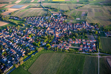 From the north in Impflingen in the state Rhineland-Palatinate, Germany