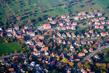 Mahlberg School and Dr.-Aloys-Henhöfer-Straße in the district Völkersbach in Malsch in the state Baden-Wuerttemberg, Germany