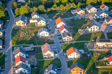 Aerial view of Rose and Violet Path in Kandel in the state Rhineland-Palatinate, Germany