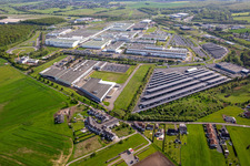 Aerial photograpy of MAHLE Behr Hambach SAS in Hambach in the state Moselle, France