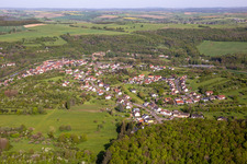 From the west in Wittring in the state Moselle, France