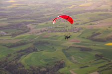 Paramotor in Nussweiler in the state Moselle, France
