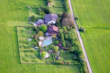 Garden idyll in Blies-Ébersing in the state Moselle, France