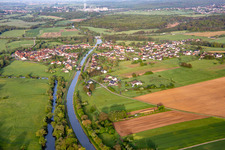 From the northeast in Herbitzheim in the state Bas-Rhin, France