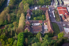 Aerial view of LE HARAS commercial area with Bluetek Sarralbe, SIA Service | Expert in security incendie in Sarralbe in the state Moselle, France