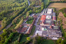 Oblique view of LE HARAS commercial area with Bluetek Sarralbe, SIA Service | Expert in security incendie in Sarralbe in the state Moselle, France