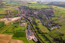 From the south in Diemeringen in the state Bas-Rhin, France