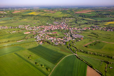 From the southeast in Rahling in the state Moselle, France