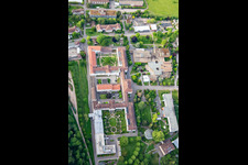 Drone image of Pfalzklinik Landeck in Klingenmünster in the state Rhineland-Palatinate, Germany