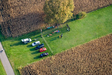 Runway miniatur airfield in Hagenbach in the state Rhineland-Palatinate