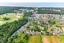From the southwest in Karlshagen in the state Mecklenburg-Western Pomerania, Germany